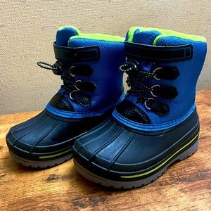 Wondernation Toddler Boy Size 8 Duck Winter Boots